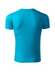 Unisex-T-Shirt Pixel P81 Türkis Adler Piccolio