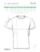 Unisex-T-Shirt Pixel P81 Türkis Adler Piccolio