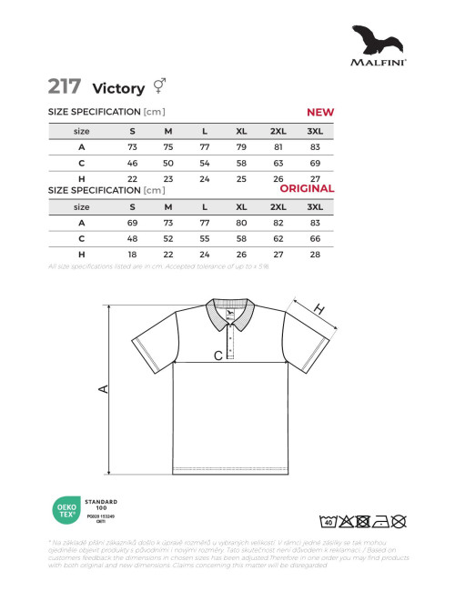 Adler Malfini Victory 217 Unisex Polo Shirt White