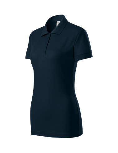 Adler PICCOLIO Damen-Poloshirt Joy P22 marineblaues Bekleidungs-Sticklogo