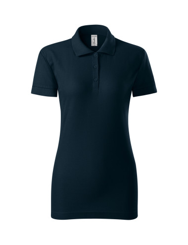 Adler PICCOLIO Damen-Poloshirt Joy P22 marineblaues Bekleidungs-Sticklogo