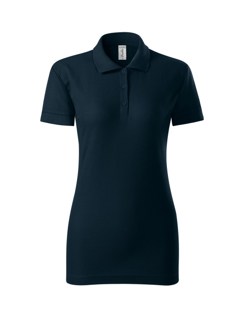 Adler PICCOLIO Damen-Poloshirt Joy P22 marineblaues Bekleidungs-Sticklogo