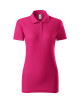Adler PICCOLIO Damen-Poloshirt Joy P22 rot-lila Logo-Stickerei