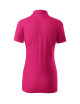 Adler PICCOLIO Damen-Poloshirt Joy P22 rot-lila Logo-Stickerei