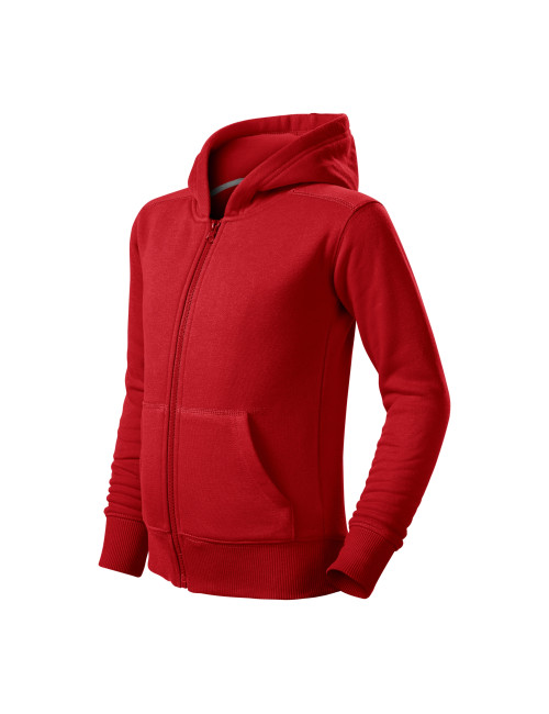 Trendiges Kinder-Reißverschluss-Sweatshirt 412 rot Adler Malfini