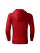 Children`s sweatshirt trendy zipper 412 red Adler Malfini