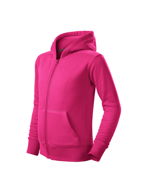 Children`s sweatshirt trendy zipper 412 purple red Adler Malfini