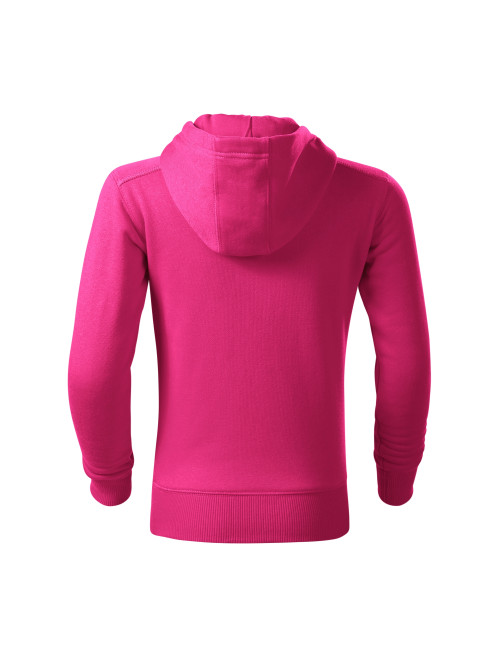 Trendiges Kinder-Sweatshirt mit Reißverschluss 412 lila rot Adler Malfini