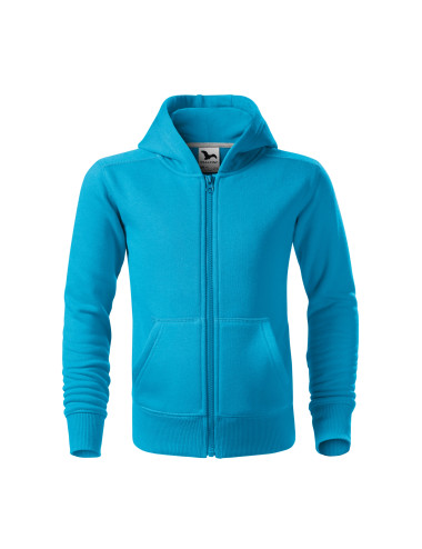 Bluza dziecięca trendy zipper 412 turkus Adler Malfini