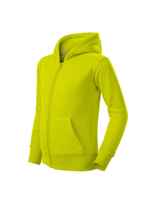 Trendiges Kinder-Reißverschluss-Sweatshirt 412 Limette Adler Malfini