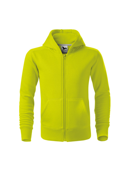 Children`s sweatshirt trendy zipper 412 lime Adler Malfini
