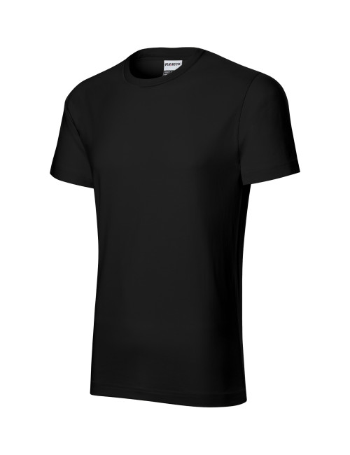 Adler RIMECK Herren T-Shirt Resist Heavy R03 schwarze Kleidung mit Logo-Stickerei