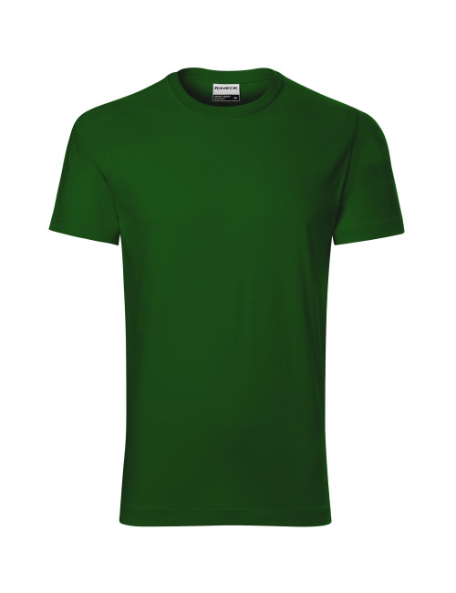 Adler RIMECK Herren T-Shirt Resist schwere R03 flaschengrüne Stickerei