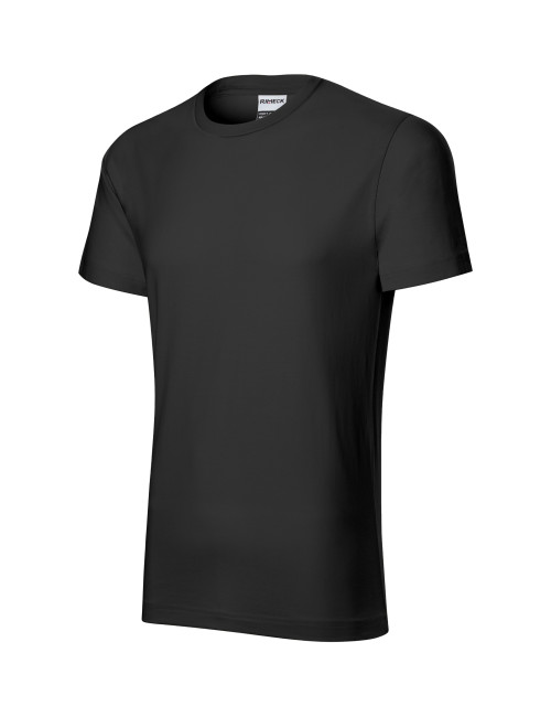 Adler RIMECK Herren-T-Shirt Resist Heavy R03 mit Logo-Stickerei in Ebenholzgrau