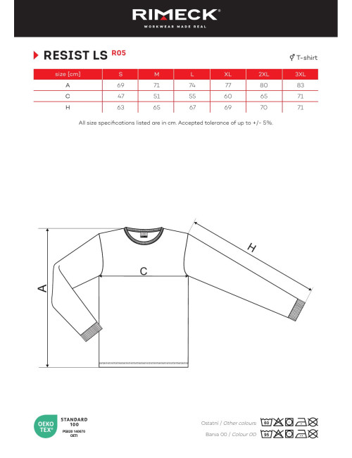 Unisex Resist Ls R05 T-Shirt Flaschengrün Adler Rimeck