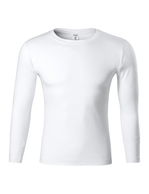 Unisex T-Shirt Adler Piccolio Progress LS P75 Weiß