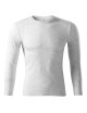 Unisex Progress Ls P75 T-Shirt Hellgrau Melange Adler Piccolio
