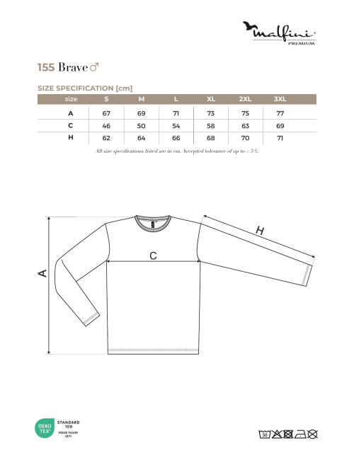 Adler MALFINIPREMIUM Men`s T-shirt Brave 155 black work clothes