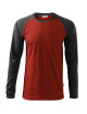 Adler MALFINI Herren T-Shirt Street LS 130 Marlboro rotes Sticklogo