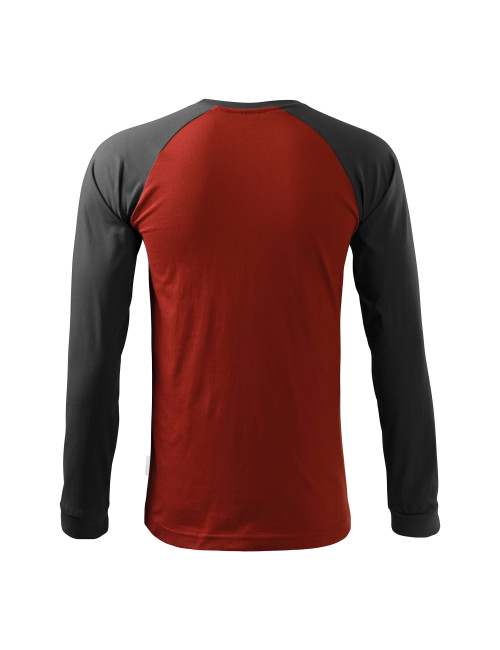 Adler MALFINI Herren T-Shirt Street LS 130 Marlboro rotes Sticklogo