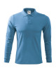 Herren-Einzelpoloshirt j. ls 211 azurblau Adler Malfini
