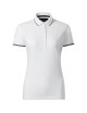 Koszulka polo damska Adler Perfection Plain 253 biały - P&M