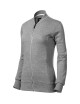 Women`s sweatshirt bomber 454 dark gray melange Adler Malfinipremium