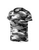 Kinder-T-Shirt Malfini Camouflage 149 grau