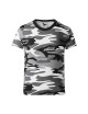 Kinder-T-Shirt Malfini Camouflage 149 grau