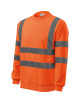 "High-Visibility Unisex Sweatshirt 4v6 by Malfini Rimeck - Fluorescen