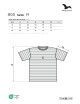 Kinder-T-Shirt Adler Malfini Sailor 805 Marineblau
