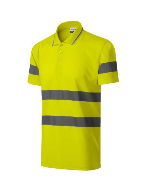 Adler HV Runway Unisex Polo Shirt Fluorescent Yellow