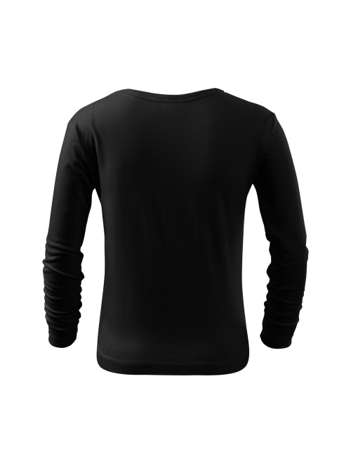 Kinder-Langarm-T-Shirt 121 schwarz Adler Malfini