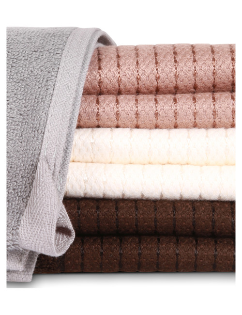 Large unisex towel bamboo bath towel 952 almond Adler Malfinipremium
