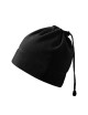 Adler MALFINI Unisex Fleecemütze Practic 519 schwarze Logo-Stickerei
