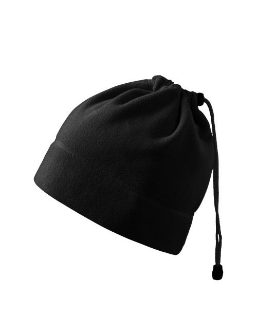 Adler MALFINI Czapka polarowa unisex Practic 519 czarny haft logo