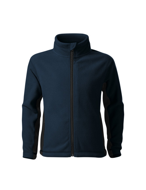 Adler MALFINI Kinderfleece Frosty 529, marineblau, bestickt mit dem Schullogo