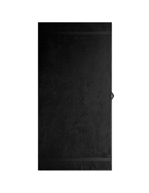 Large unisex terry bath towel 905 black Adler Malfini