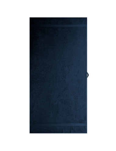 Large unisex terry bath towel 905 navy blue Adler Malfini