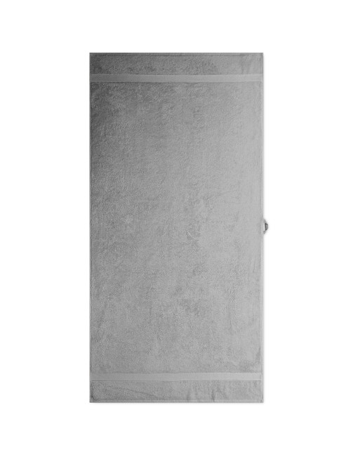 Großes Unisex-Frottee-Badetuch 905 grau-schwarz meliert Adler Malfini