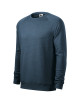 Adler MALFINI Men`s sweatshirt Merger 415 dark denim melange embroidery print