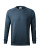 Adler MALFINI Men`s sweatshirt Merger 415 dark denim melange embroidery print