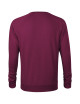 Adler MALFINI Bluza męska Merger 415 red plum melanż logo nadruk haft