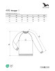 Adler Malfini Women's Sweatshirt Merger 416 Black Melange