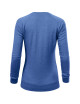 Adler MALFINI Damen-Sweatshirt Merger 416 mit blauer Melange-Print-Stickerei