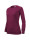 Women`s sweatshirt merger 416 red plum melange Adler Malfini