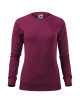 Adler MALFINI Women`s sweatshirt Merger 416 red plum melange sublimation embroidery