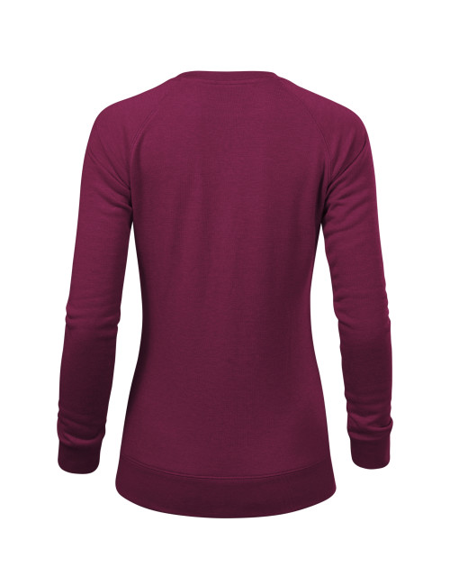 Adler MALFINI Bluza damska Merger 416 red plum melanż sublimacja haft