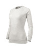 Adler MALFINI Women`s sweatshirt Merger 416 almond melange embroidery print