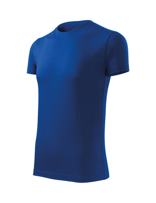 Adler MALFINI Viper Free F43 Herren-T-Shirt, kornblumenblaues Sticklogo